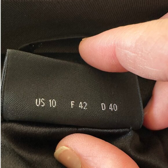 Akris Black Lace Bomber Jacket – Size 10 - Picture 3 of 6